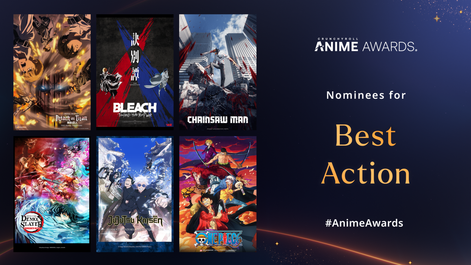 Crunchyroll Reveals Anime Awards Nominees