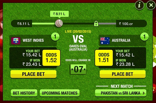 online betting cricket app