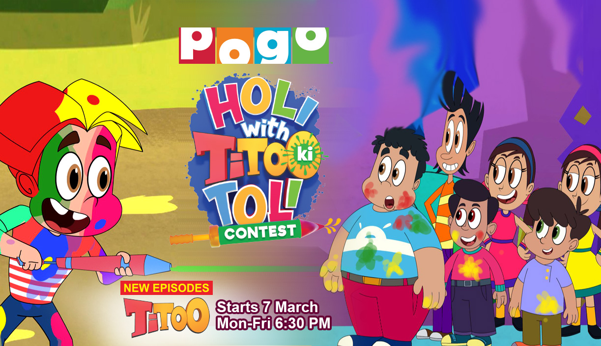 POGO celebrates Holi with the 'Holi with Titoo Ki Toli' campaign -