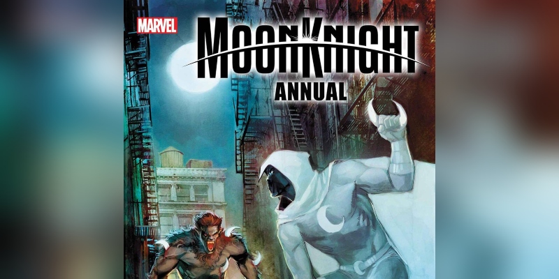 Werewolf by Night Shows His Fangs on Moon Knight Anniversary Cover  (Exclusive)