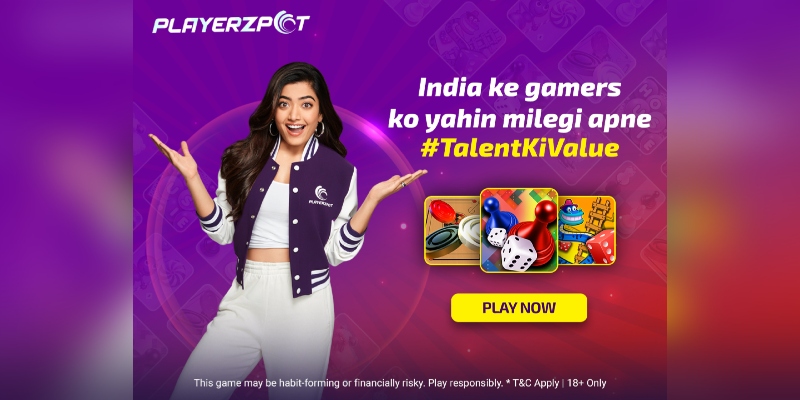 Online gaming platform PlayerzPot’s new campaign features Rashmika Mandanna