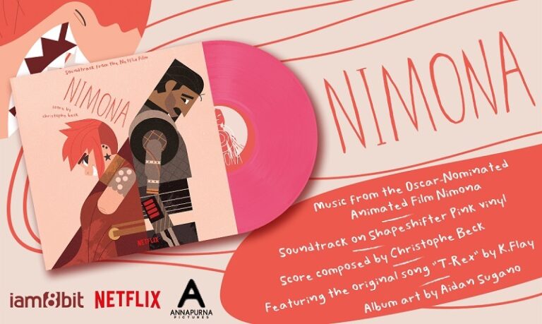 iam8bit to bring vinyl soundtrack of animated film 'Nimona'