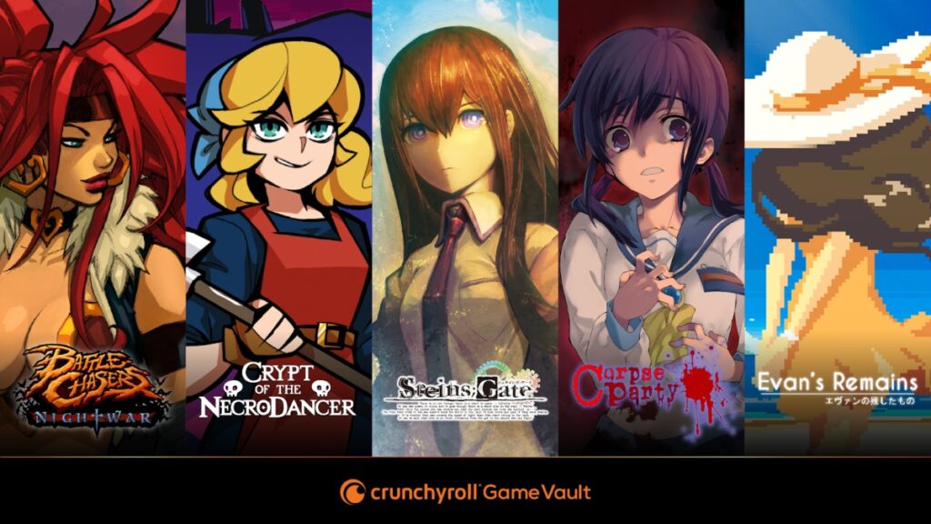 Crunchyroll brings 15 games to Game Vault