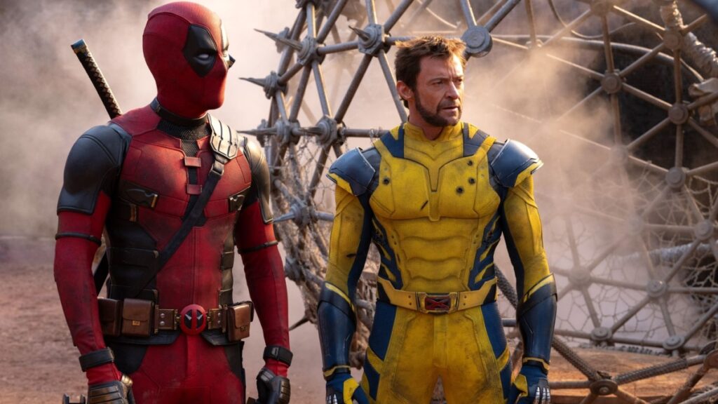 Deadpool and Wolverine at the TVA wasteland