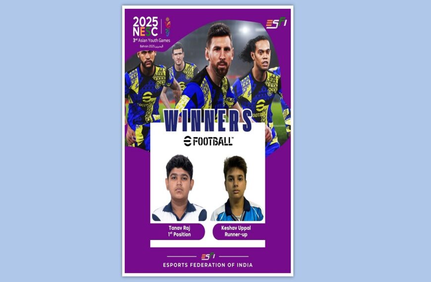 Tanav Raj and Keshav Uppal to represent India as esports…