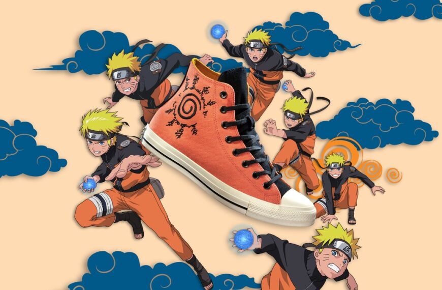 Converse and ‘Naruto Shippuden’ collaborate for a limited-edition anime-inspired Chuck…