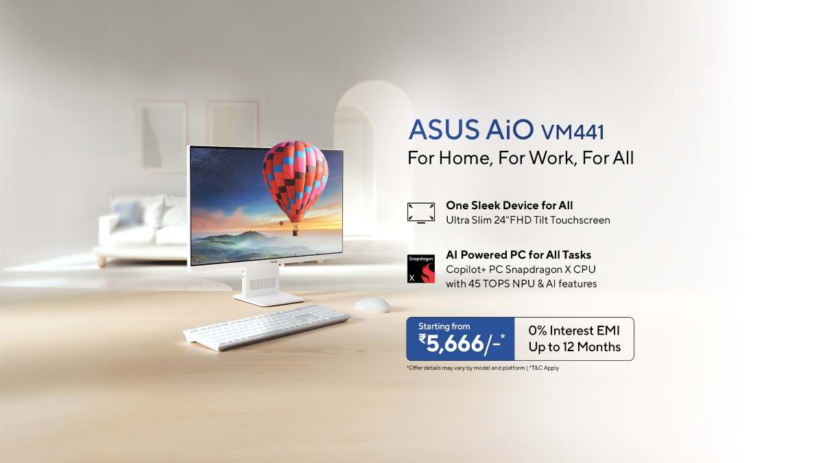 Asus unveils Snapdragon X-powered AiO VM441 for work, home and entertainment –
