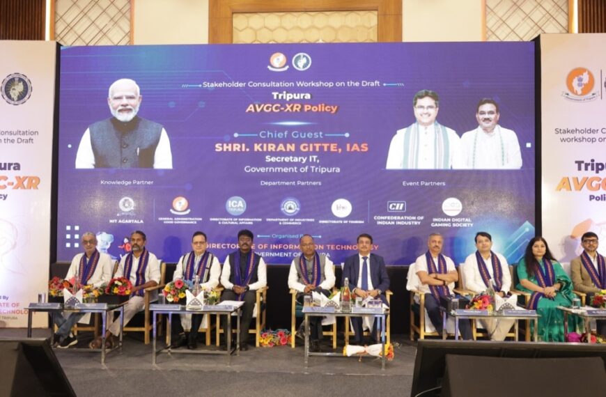 Tripura moves towards new creative economy with draft AVGC-XR policy&hellip;