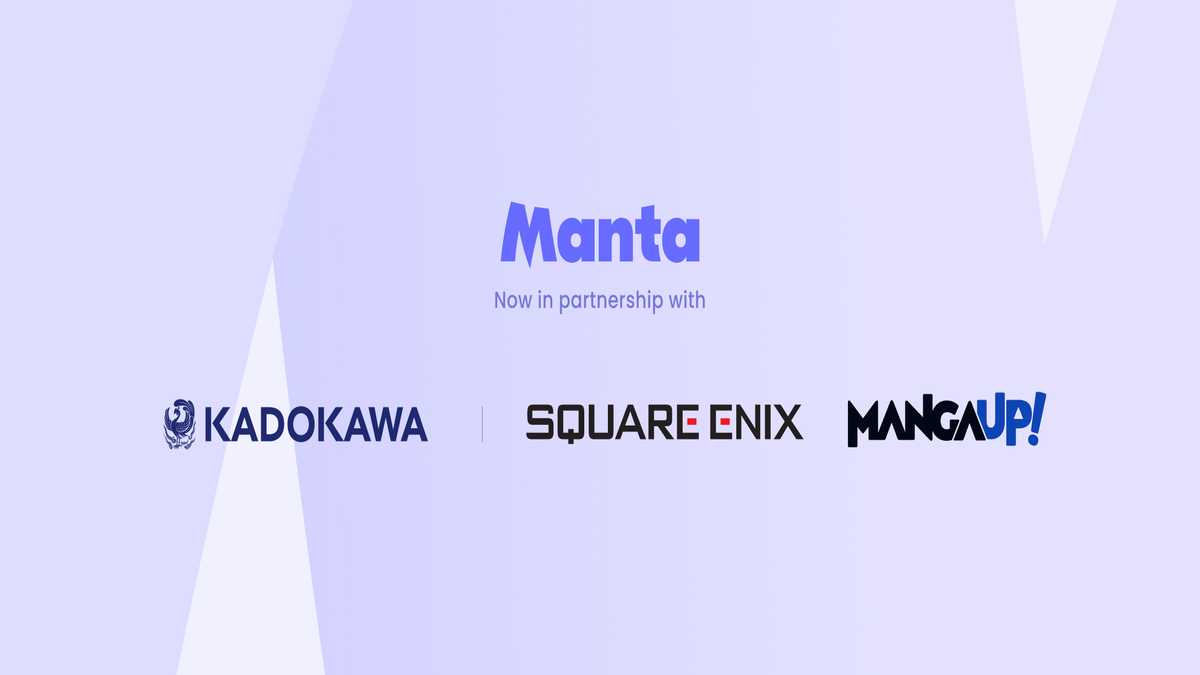 Manta to globally distribute manga from Kadokawa and Square Enix -