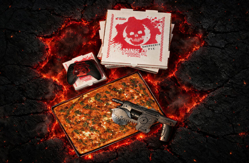 ‘Gears of War: E-Day’ gets cheesy with Prince St. Pizza