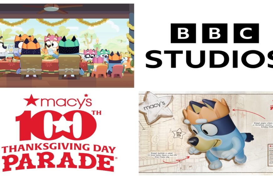 Bluey brings Christmas cheer to Macy’s centenary parade